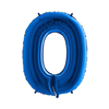 Cijfer 0 Blauw